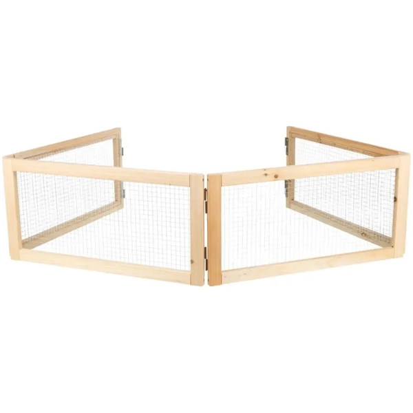 Indendørs løbegård, 4 sektioner, beregnet til marsvin